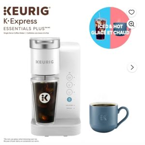 Keurig K-Iced Essentials Single Serve K-Cup Pod Coffee Maker White- new in box
