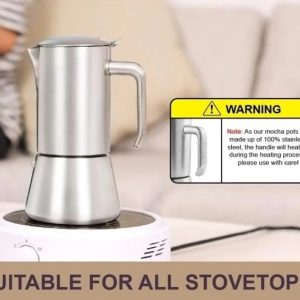 wedrink Stovetop Espresso Coffee Maker 6 Espresso- new in box