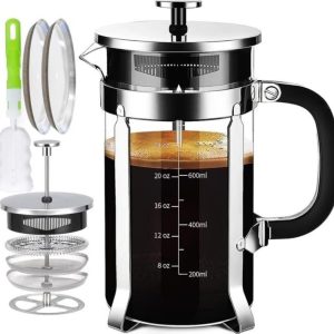 French Press Coffee Maker 304 Stainless - new in box