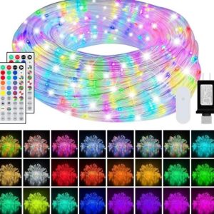 100ft 25 Colors LED Rope Lights, Outdoor- new in box