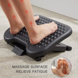Adjustable Footrest Under Desk - Ergonomic