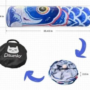 Dsumky Cat Tunnel for Indoor Cats