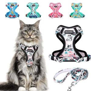 Halypet Cat Harness and Leash Set Medium- new in box