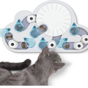 Interactive Cat Treat Puzzle, Gray- new in box