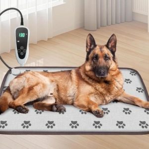 Large Dog Heating Pad 34x21in with Smart Thermostat- new in box
