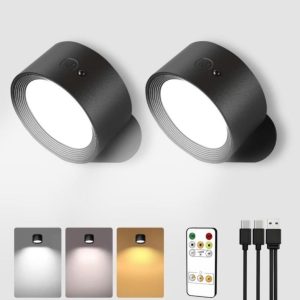 LED Wall Mounted Lights, Rechargeable Wall Sconces