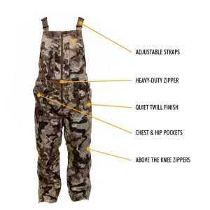 MEN'S INSULATED TWILL BIB