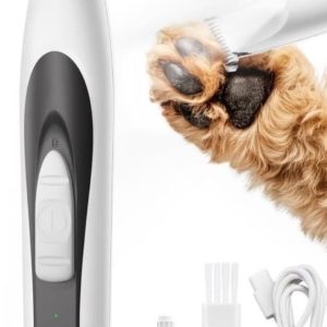 oneisall Low-Noise Dog Paw Trimmer with LED Light