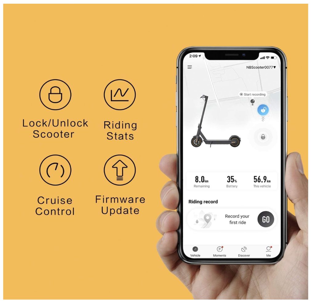 Segway Ninebot KickScooter MAX G30P, Electric Scooter w/ 350W Motor - Image 8