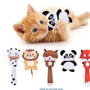 Nobleza Catnip Toys, 5 small pet Chew Toys - new in bag