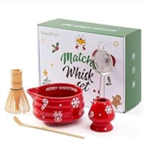 YumiPLUS 5pcs Premium Matcha Set,Ceramic Bowl - new in box