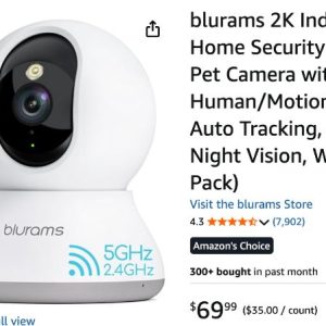 2K Indoor Camera 2 cameras- new in box