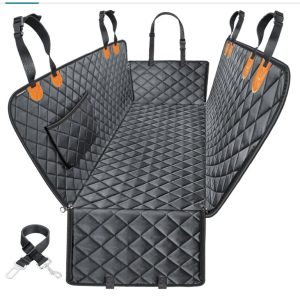 Dog Car Seat Cover for Pets Seat Cover Hammock Heavy Duty Scratch Proof Nonslip Durable Soft Back Seat Covers for Cars Trucks and SUVs- new sealed