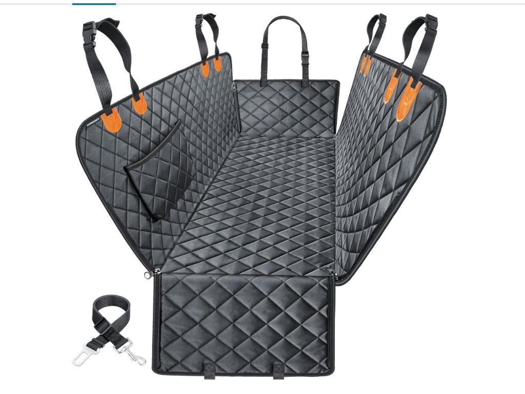 Dog Car Seat Cover for Pets Seat Cover Hammock Heavy Duty Scratch Proof Nonslip Durable Soft Back Seat Covers for Cars Trucks and SUVs- new sealed
