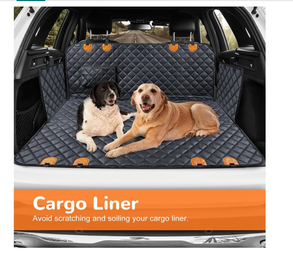 Dog Car Seat Cover for Pets Seat Cover Hammock Heavy Duty Scratch Proof Nonslip Durable Soft Back Seat Covers for Cars Trucks and SUVs- new sealed - Image 4