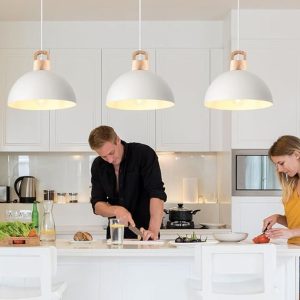 Farmhouse Pendant Light 3 Packs 11.8 inch White- new in box
