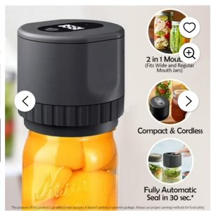 Mason Jar Vacuum- like new