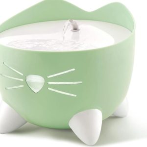 Cat Water Fountain, 2.5 L, Mint Green- new