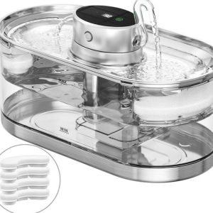 Cat Water Fountain Cordless, 108oz/3.2L -new
