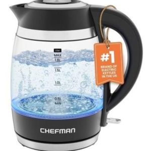Chefman 1.8L Electric Kettle with LED