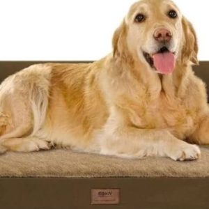 Large Dog Bed Orthopedic Washable: Extra Brown XL-new