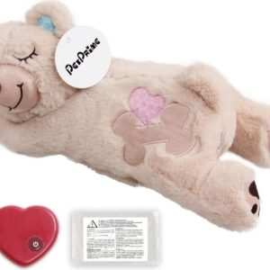 PetPrime Dog Plush Toy Heart Beat Puppy Plush Bear-new