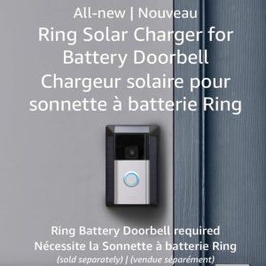 Ring solar charger- new in box