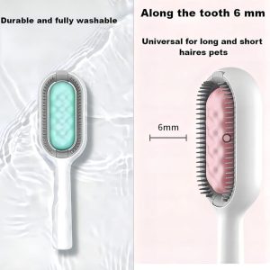 Water Infused Gravity Pet Brush (Blue)or pink- new