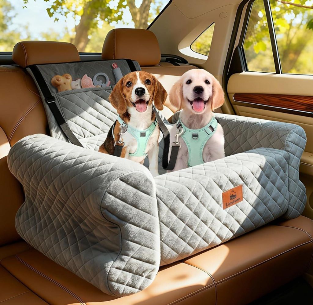 Dog Car Seat for Medium/Large Dogs 60 lbs- new in box