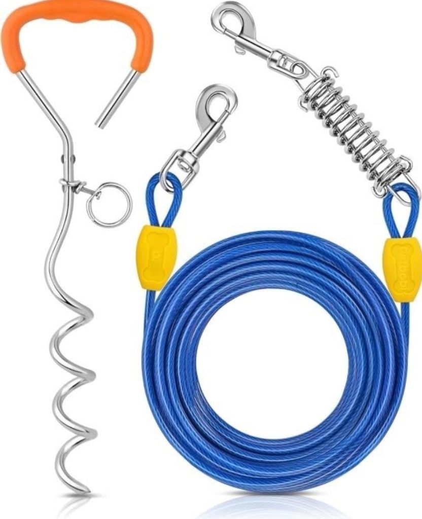 Dog Tie-Out Cable and Stake - new in box