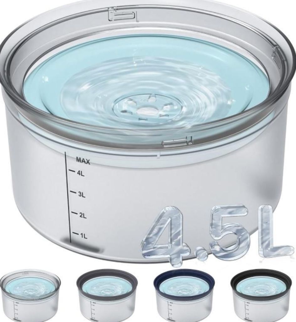 Dog Water Bowl No Spill, 4.5L - new in box
