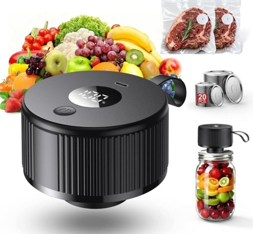 Electric Mason Jar Vacuum Sealer- new in box
