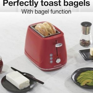 Proctor Silex 2-Slice Toaster, Red-new
