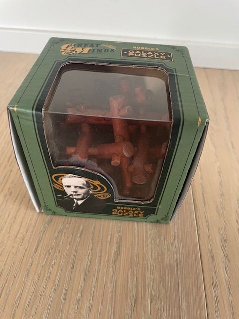 Professor Puzzle Great Minds Hubble’s Galaxy Wooden Brain Teaser