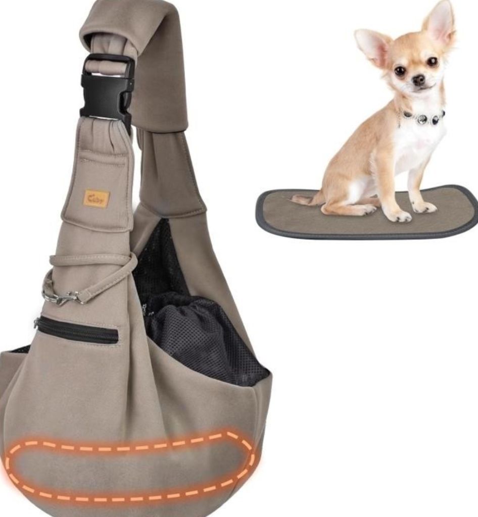 Cuby Dog Cat Sling Carrier Hands Free Reversible- new