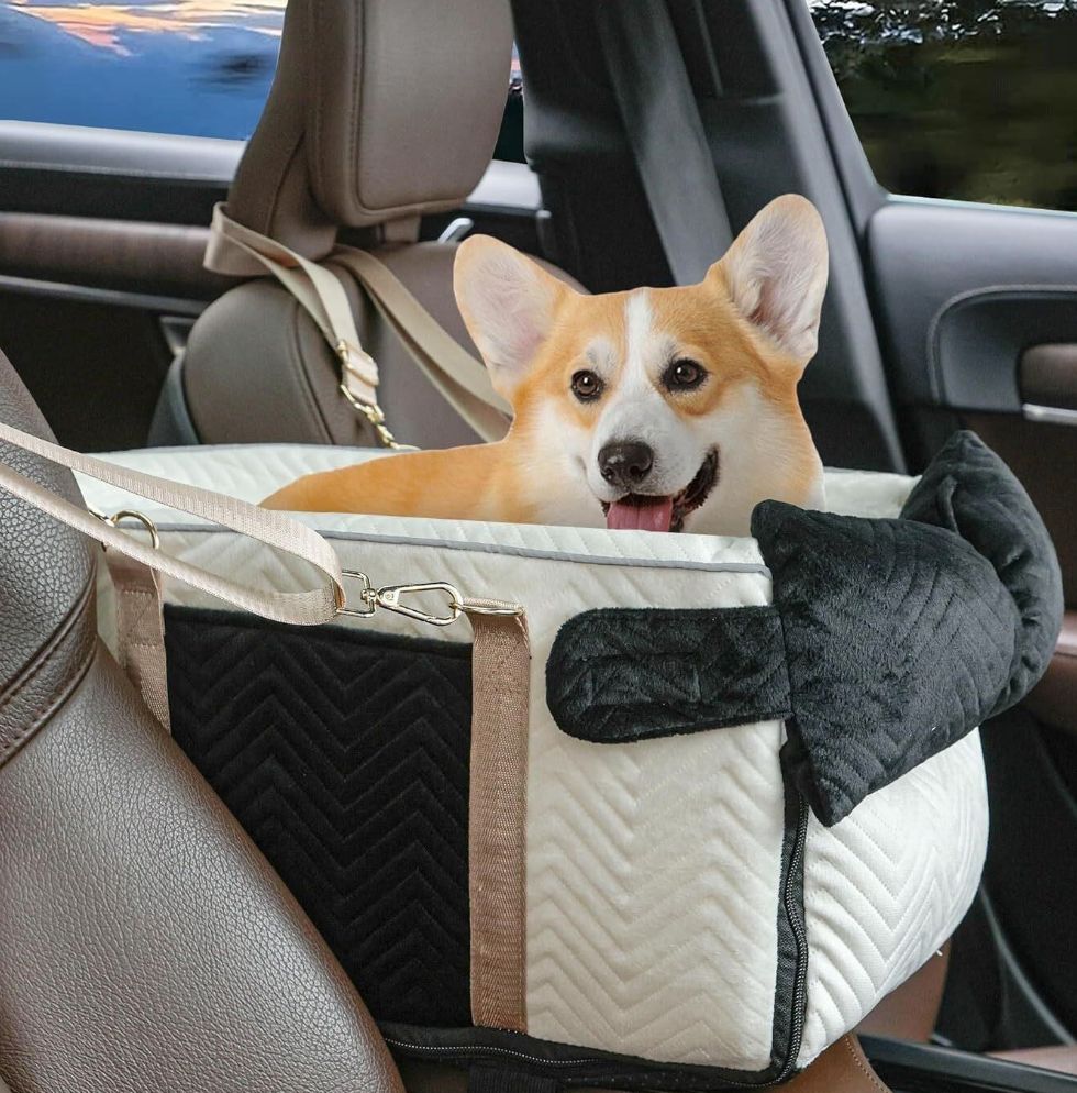 Dog Car Seat for Small Dogs, 15 lb- new in box