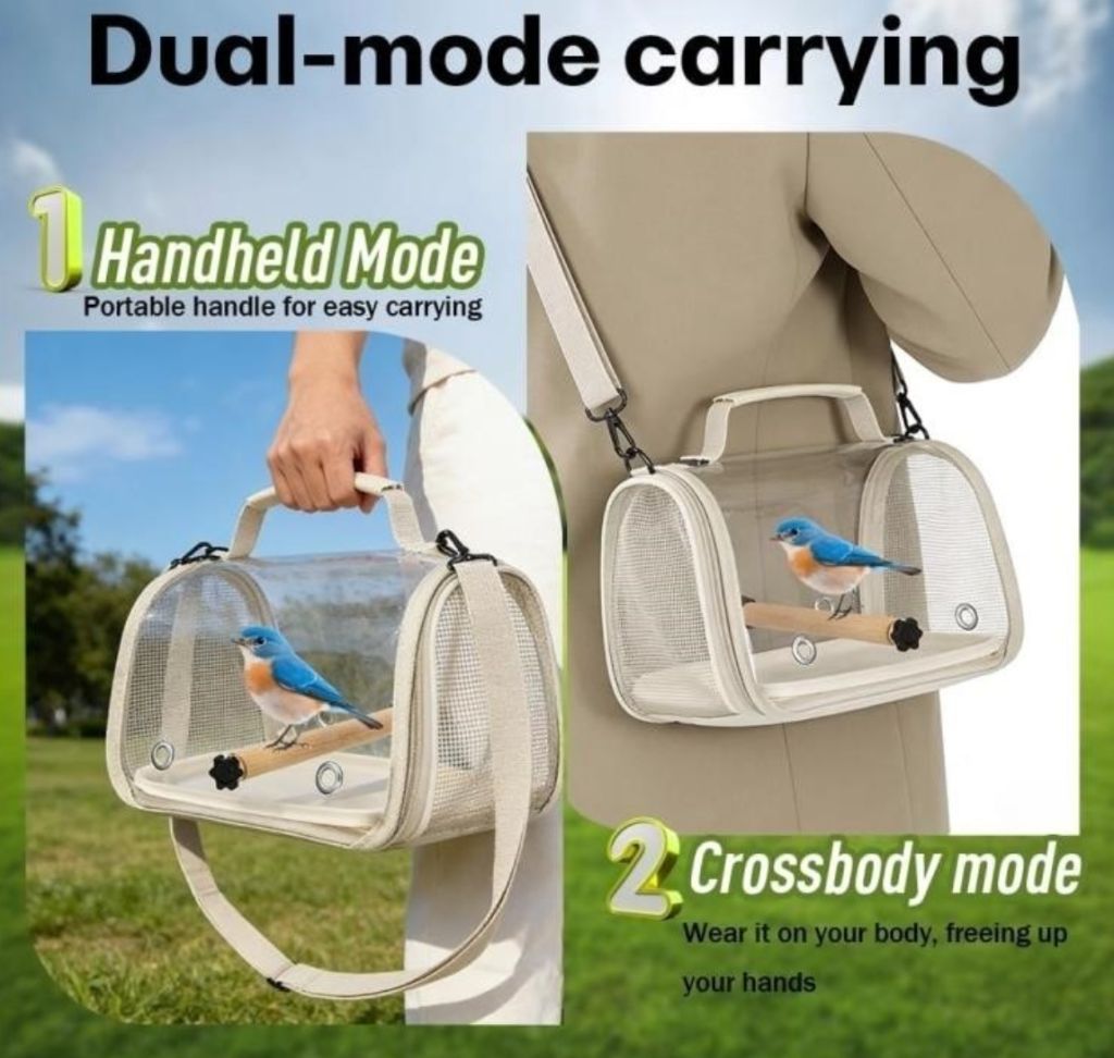 Hands Free Small Pet Cage with Breathable Mesh -new in box