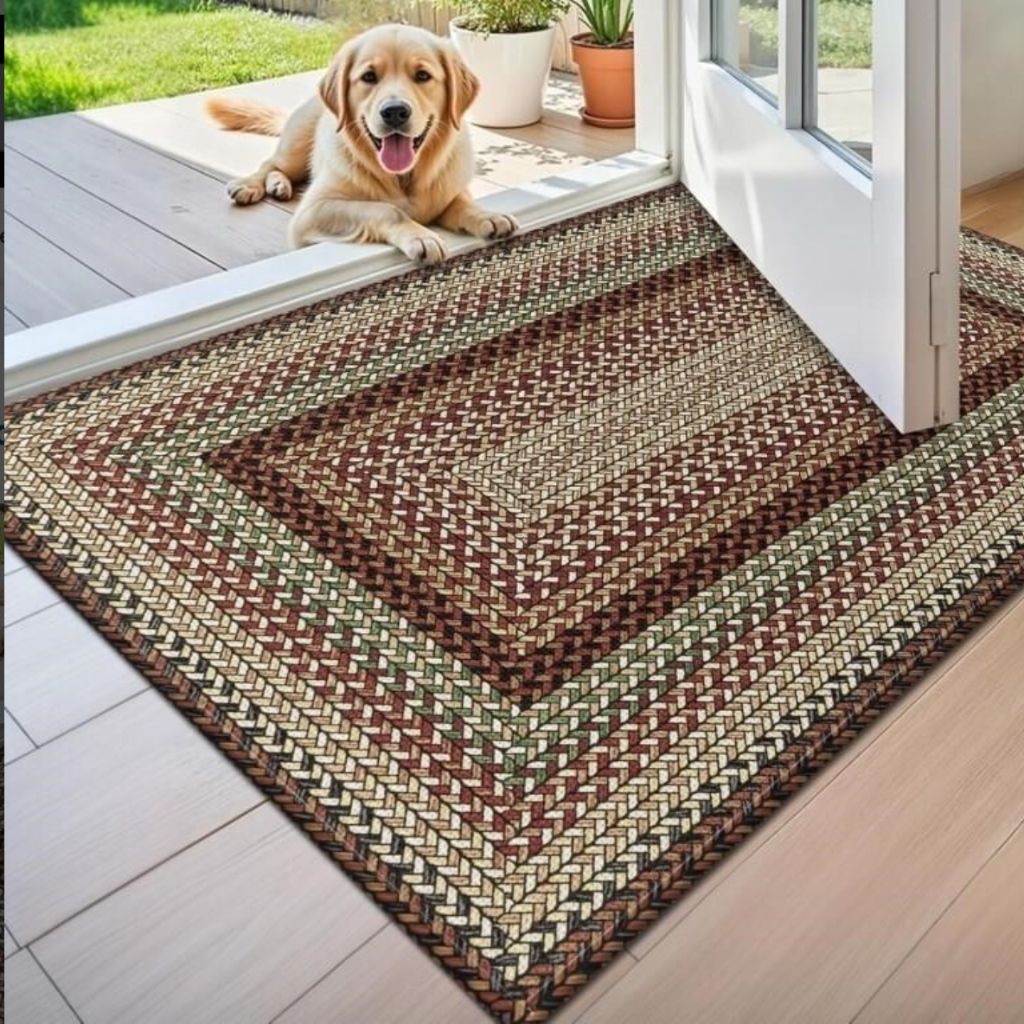 HEBE Indoor Door Mat 24"x36", Non Slip Front Door