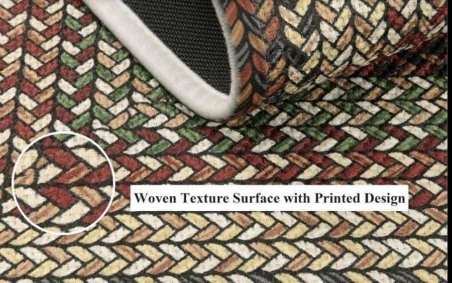 HEBE Indoor Door Mat 24"x36", Non Slip Front Door - Image 3