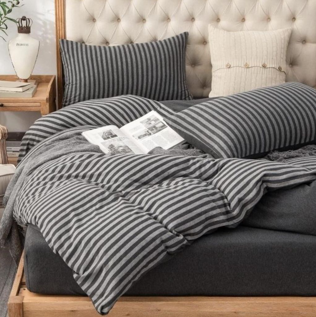 Knit Duvet Cover Set 100% Twin-new in box