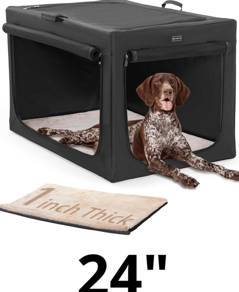 Petsfit Portable Dog Crate, Foldable 24"x18-new in box