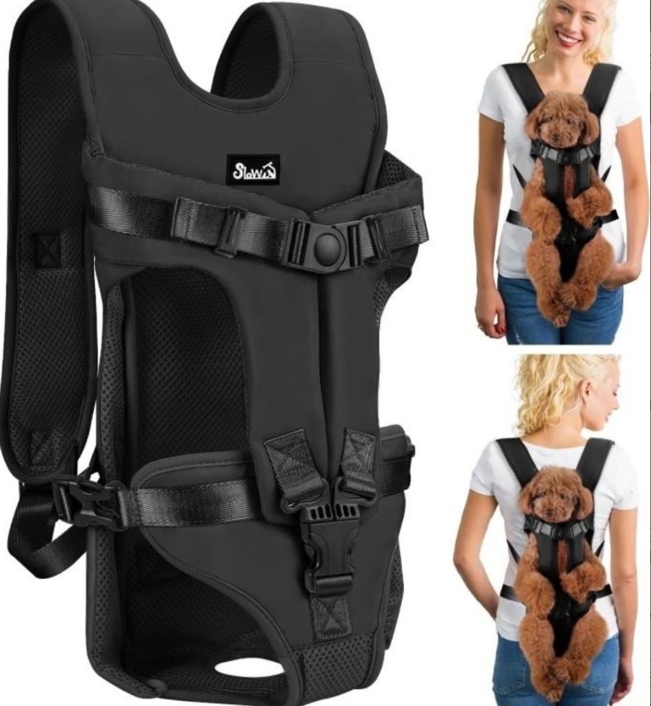 SlowTon Dog Carrier Backpack, Adjustable Legs Out- new