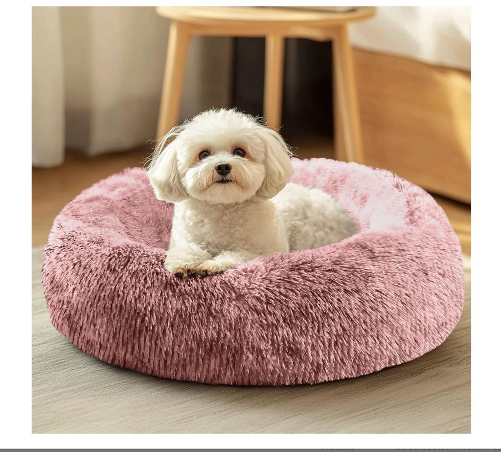 Dog & Cat Bed, Calming Anti-Anxiety small- new in box