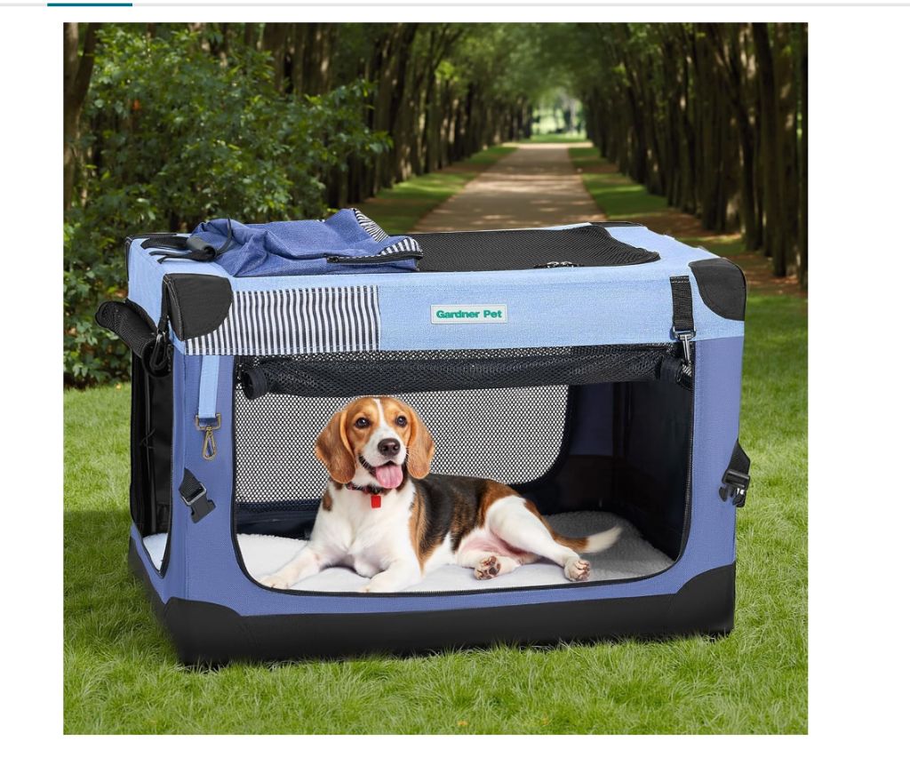 Gardner Pet Crate, 30" Blue- new in box