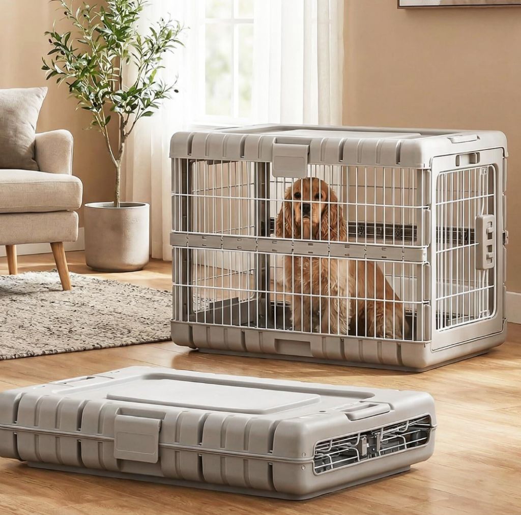 ZOMISIA 28" Collapsible Dog Crate- new