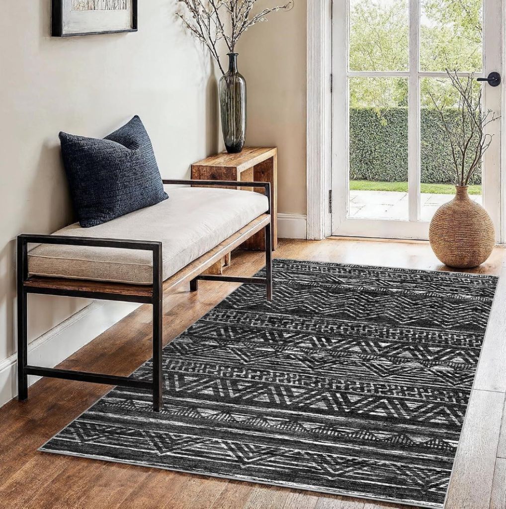 3x4 Area Rug Washable Moroccan: Non Slip-new in bag