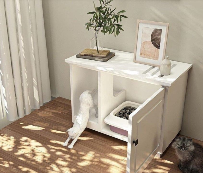 BN-Hidden Cat Litter Box Furniture