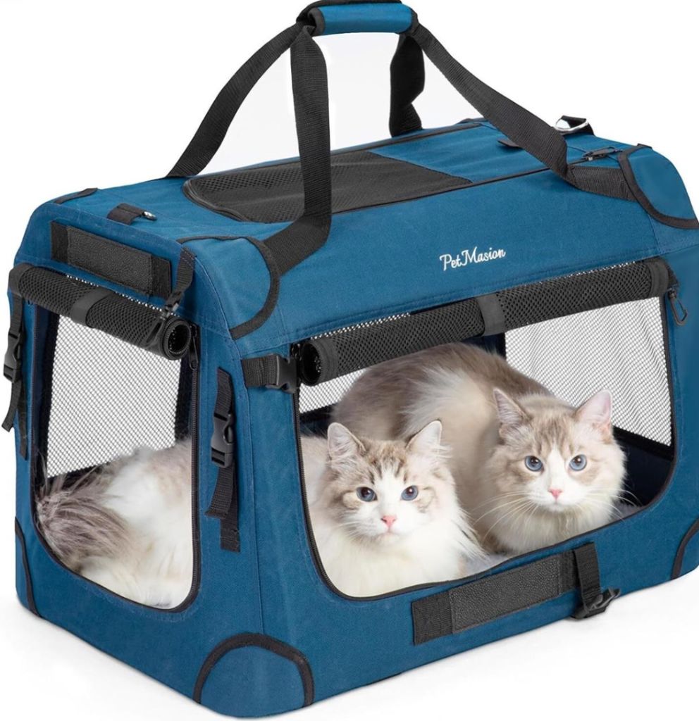 Pet Carrier fits 2 Cats, Collapsible- new in box
