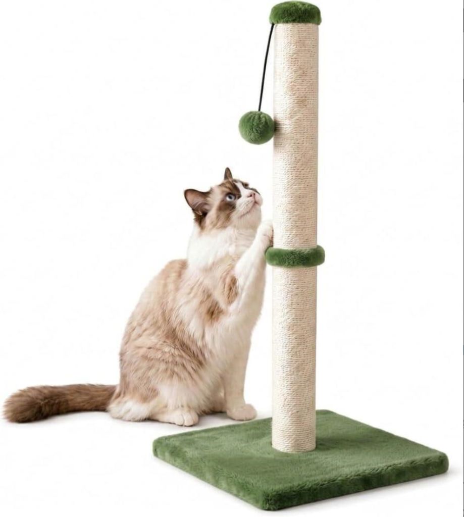 Dimaka Tall Cat Scratching Post, Claw-new in box