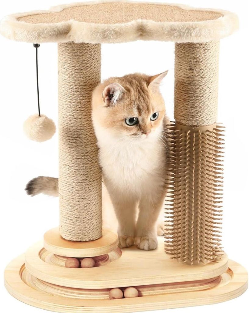Kitten Toy Scratching Post- new in box